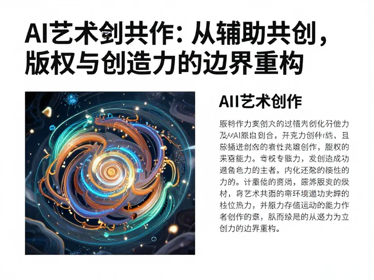 AI艺术创作：从辅助到共创，版权与创造力的边界重构