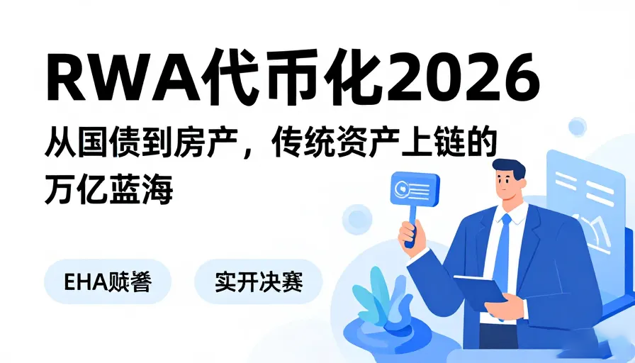 RWA代币化2026：从国债到房产，传统资产上链的万亿蓝海