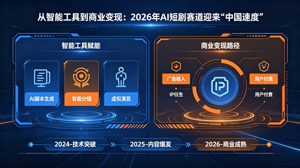 从智能工具到商业变现：2026年AI短剧赛道迎来”中国速度”